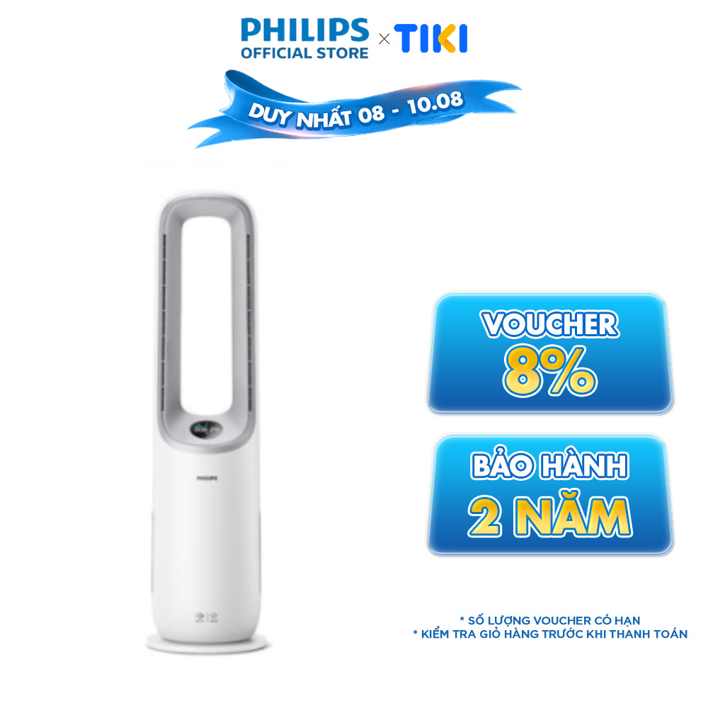 Máy lọc không khí và quạt 2 trong 1 Philips AMF765/30 cao cấp |70m2 - Hàng Chính Hãng