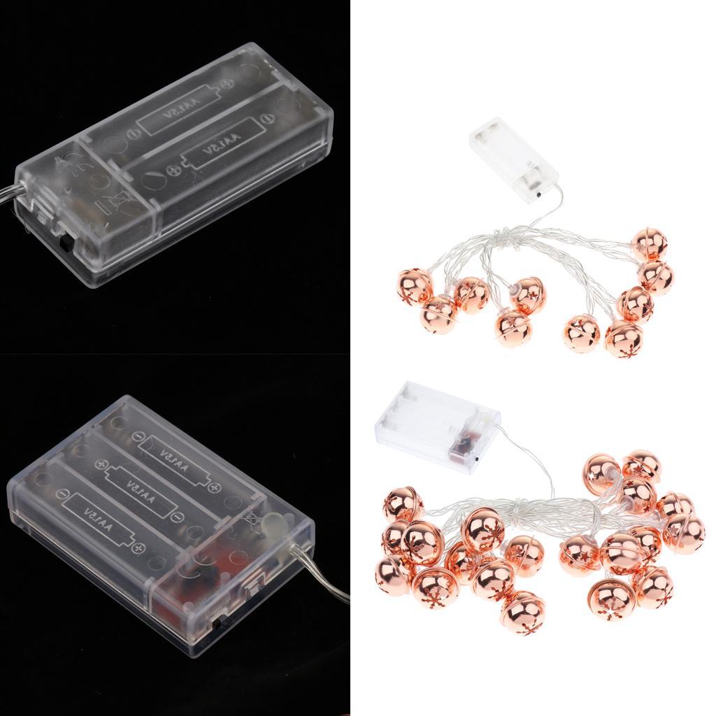 Battery Jingle Bell Decor String Lights Wedding Party Decor