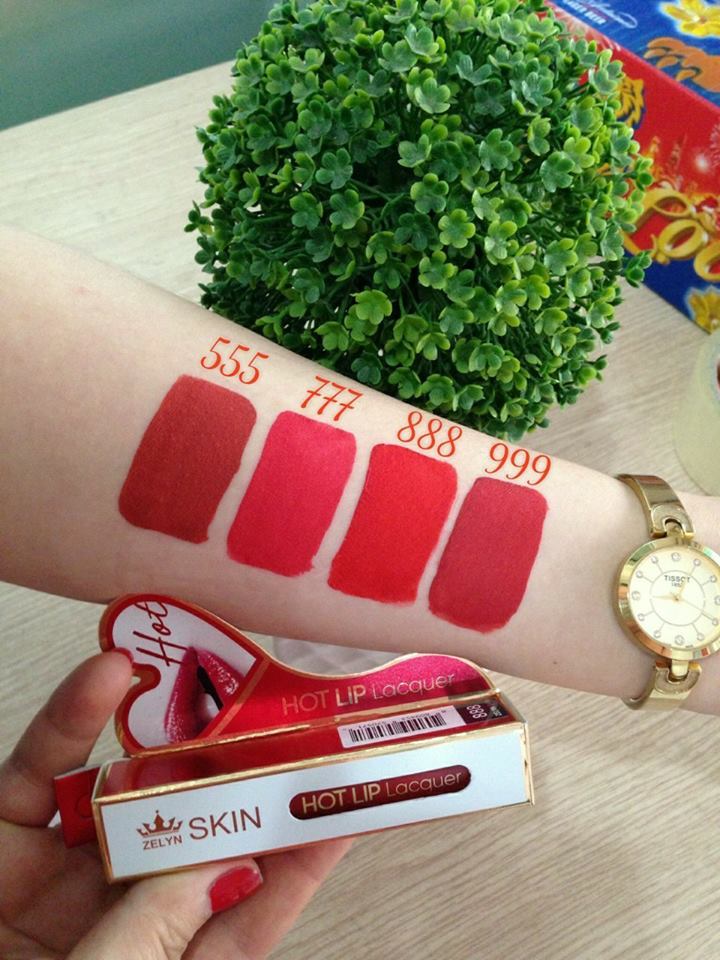 SON KEM LÌ ZELYN SKIN HOT LIP LACQUER 888