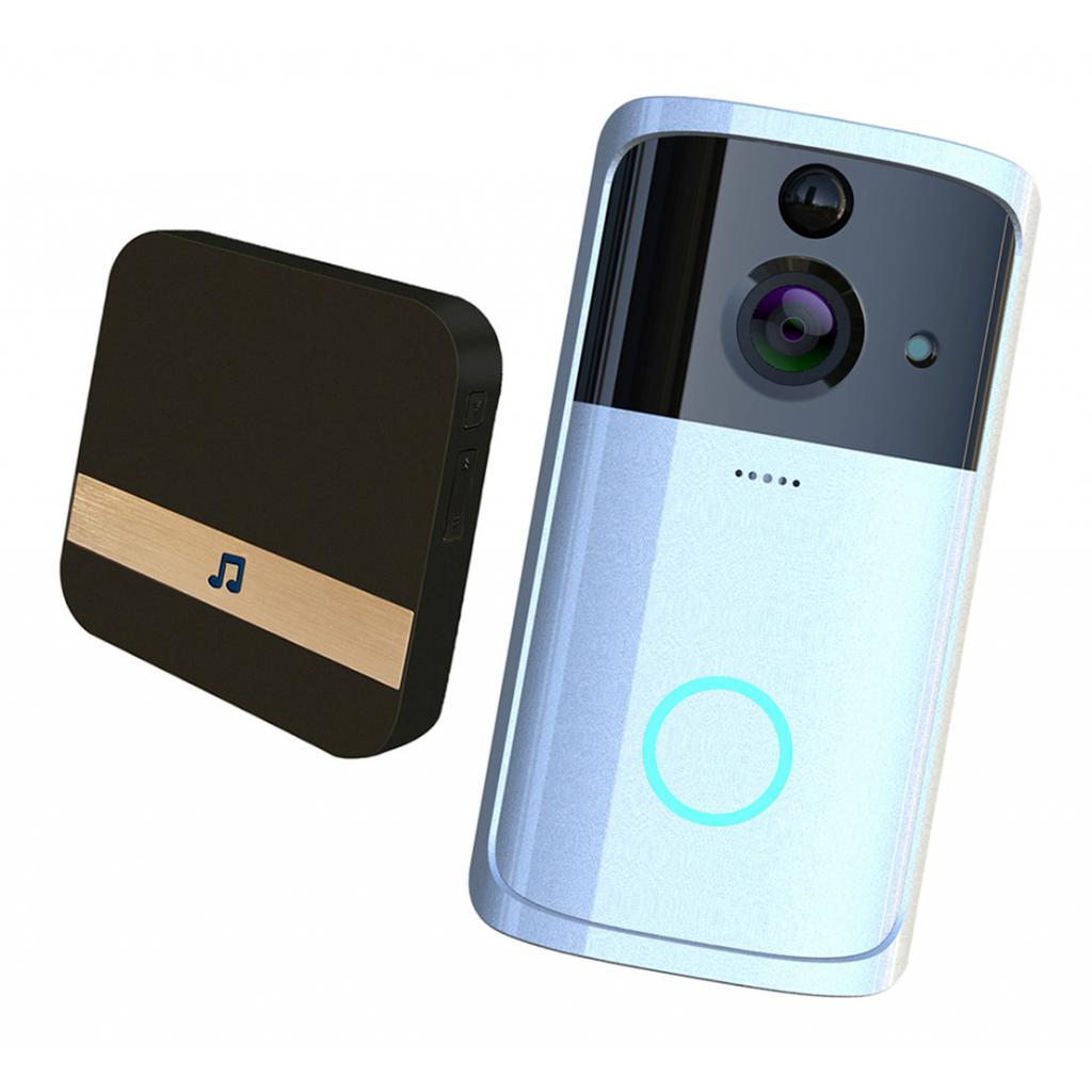 Milageto Bạc Video Không Dây Chuông Cửa Dây Không Nhìn Xuyên Đêm Camera Chuông Hoa Kỳ-Cắm