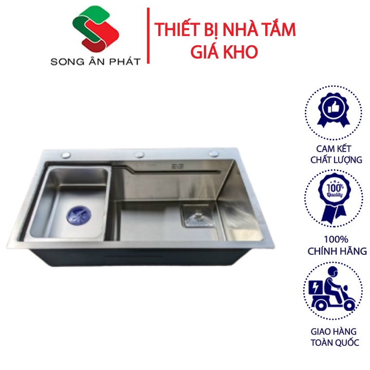 Chậu Rửa Chén 1 Hố Lớn Royal Sanp 78x46