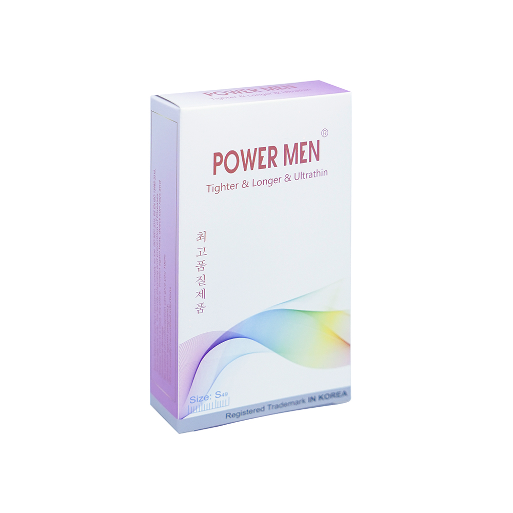 Bao cao su Ôm sát Siêu mỏng Powermen Kéo dài thời gian quan hệ cho Nam