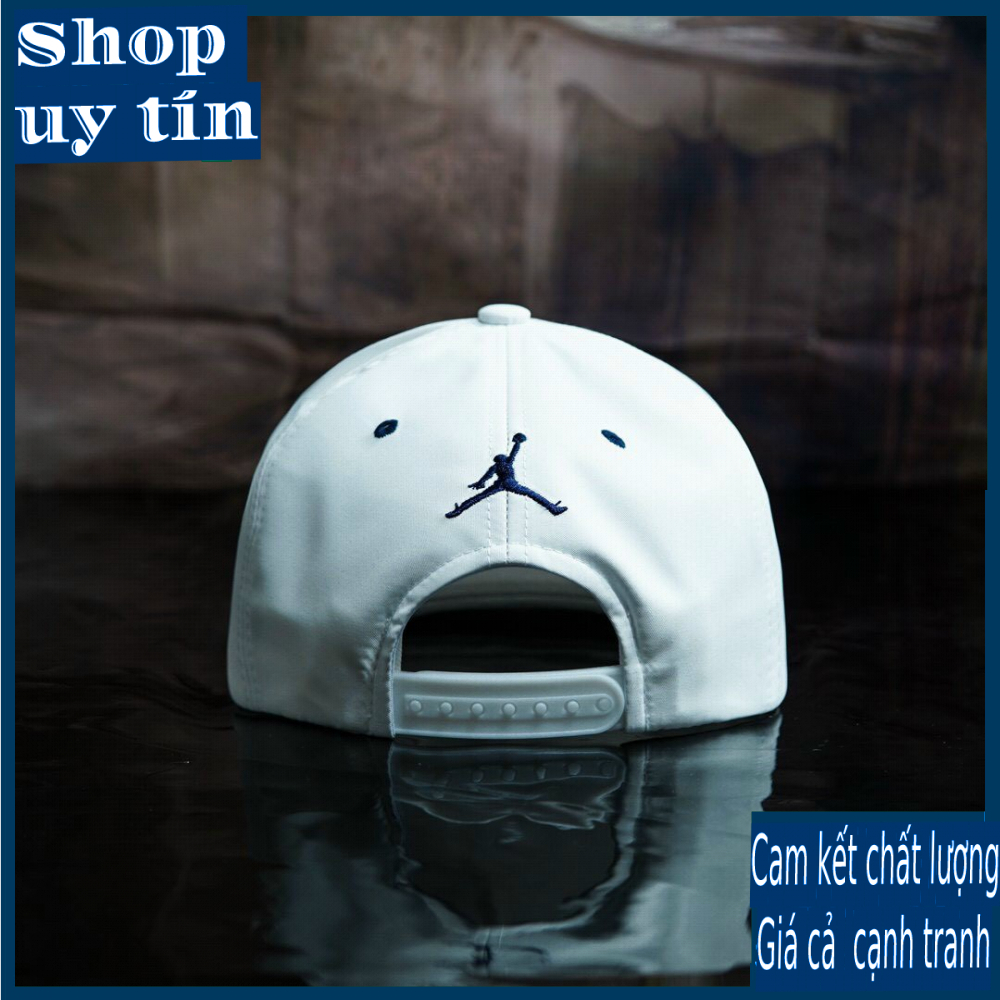[ Miễn ship / giảm giá ] MŨ NÓN KẾT LƯỠI TRAI SNAPBACK VÀNH PHẲNG JD CLASSIC CÁ TÍNH - trắng xanh