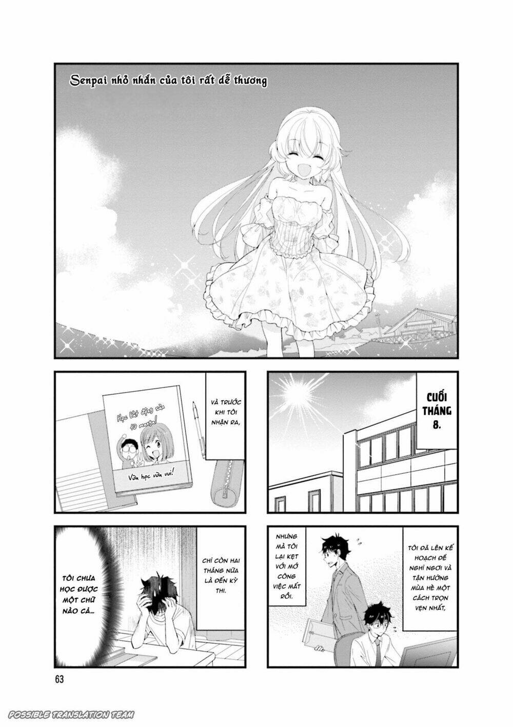 senpai nhỏ nhắn của tôi rất dễ thương chapter 24 3