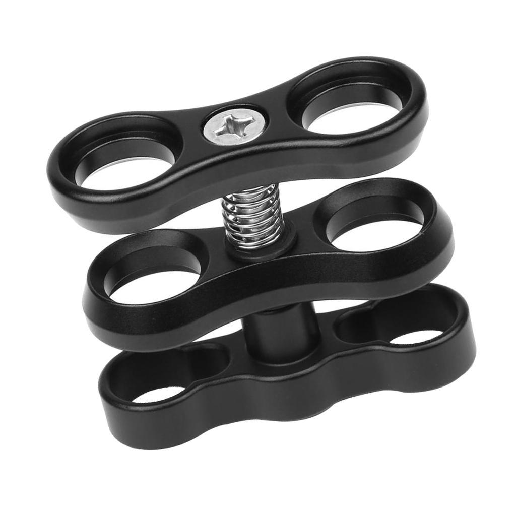 Aluminum Ball Clip Mount Clamp Mount Holder Butterfly-type For