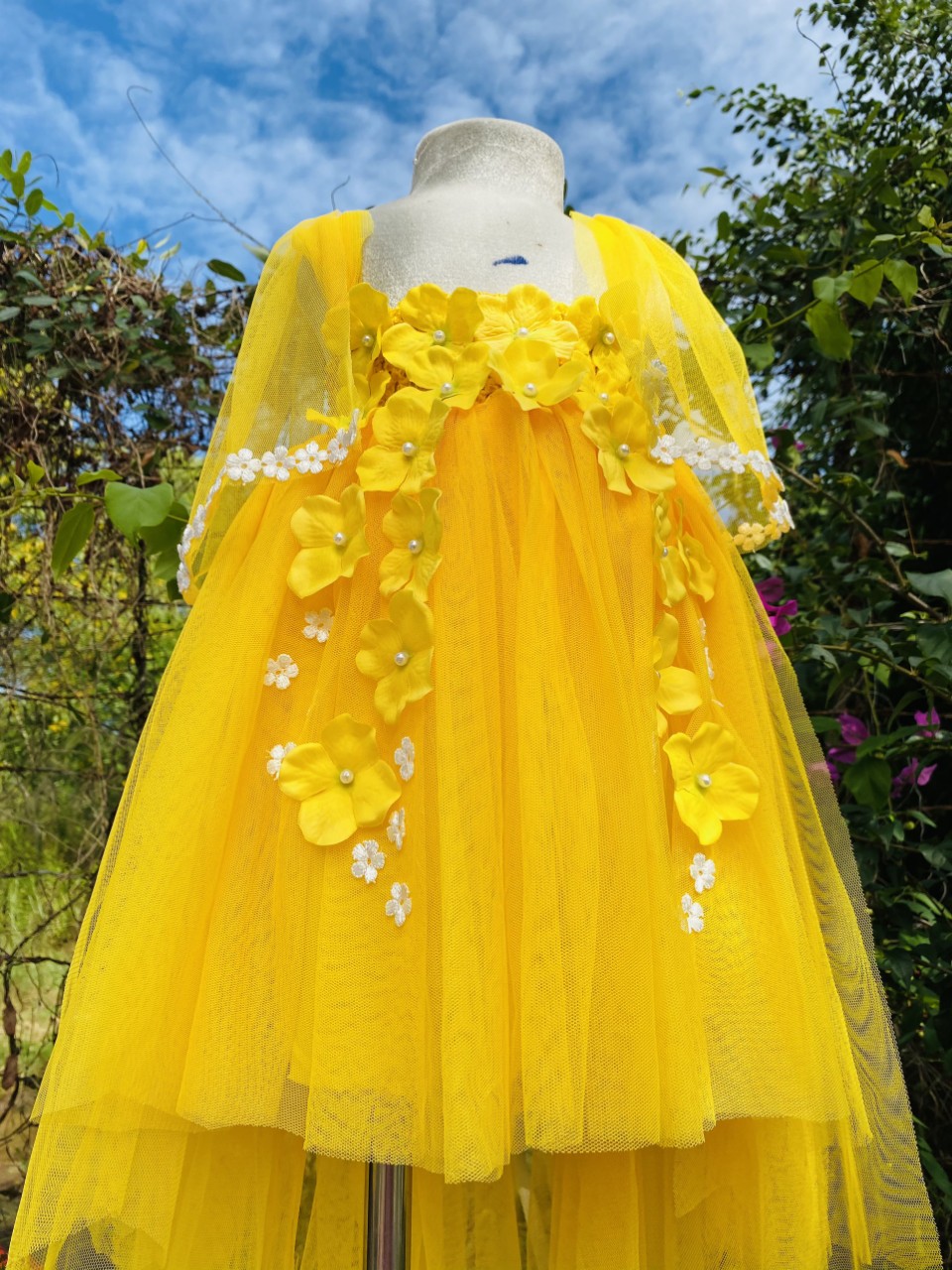 Đầm xoè công chúa tutu dễ thương cho bé - mã DCV