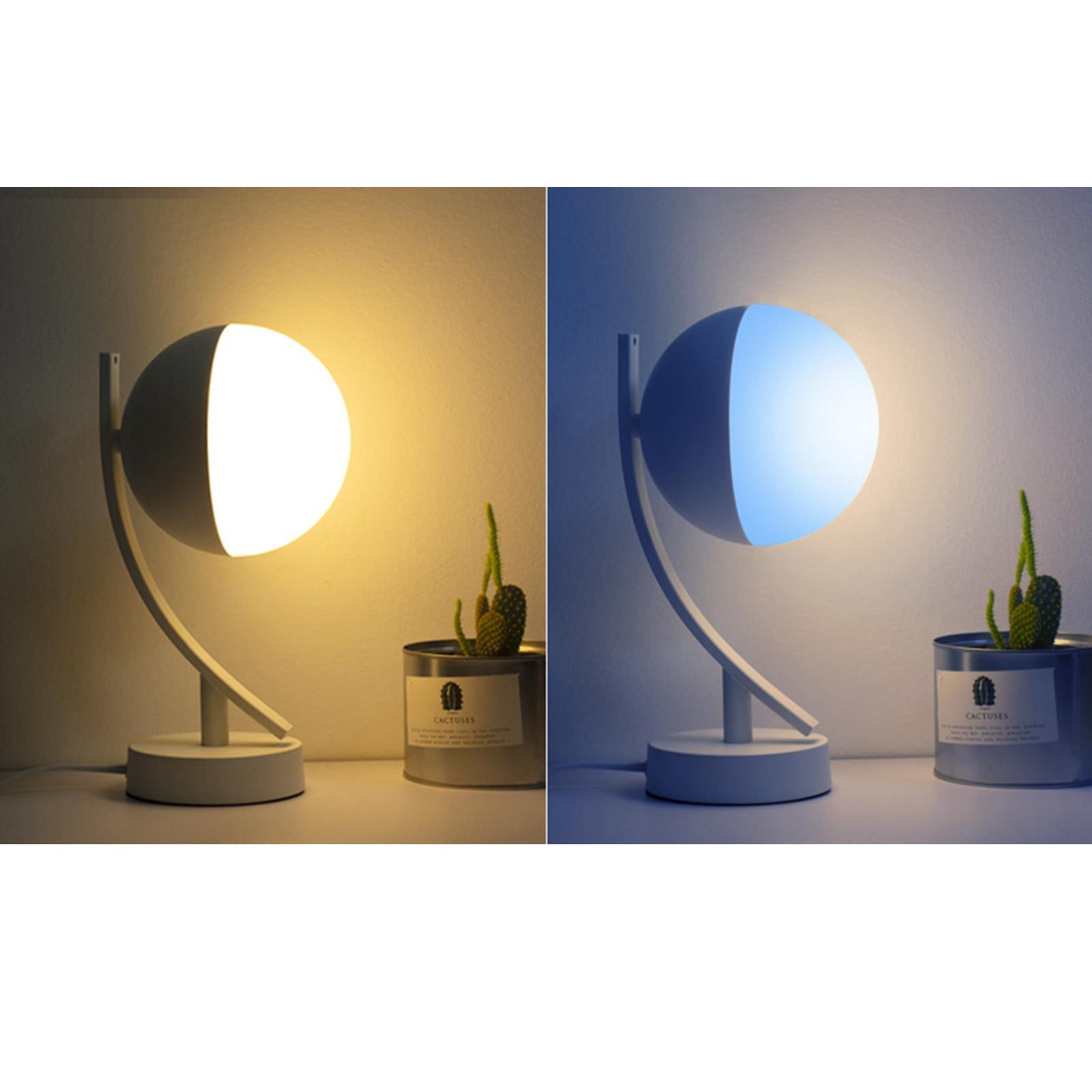 LED Voice Control Desk Lamp Bedside Table Light Eye-Caring Reading Lamp