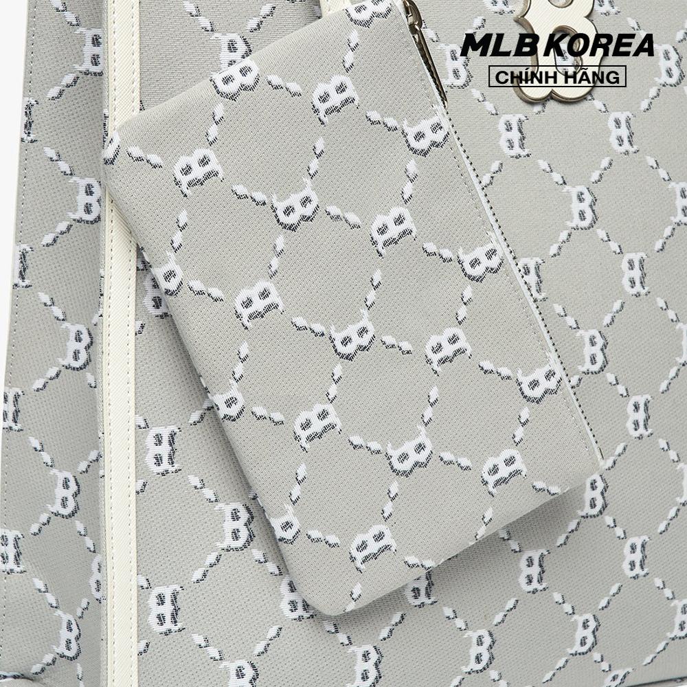 MLB - Túi tote chữ nhật Monogram Diamond Jacquard 3AORM012N