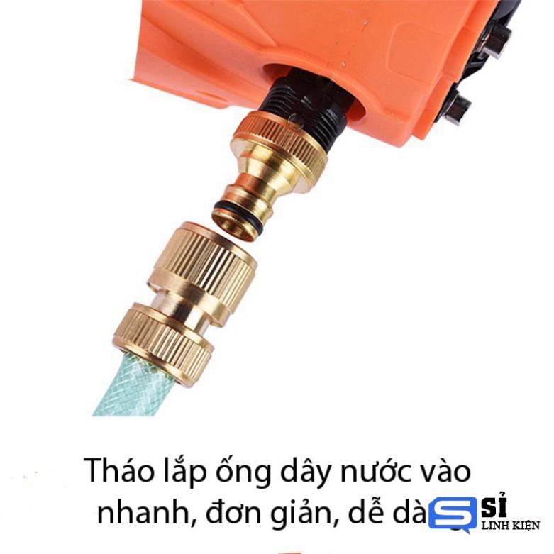 Bộ khớp nối nhanh input cho máy rửa xe sức ép cao, máy xịt rửa cao áp, máy rửa xe gia đình