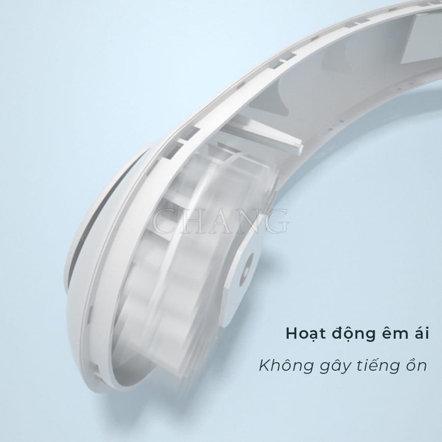 Quạt Đeo Cổ Parrot USB Mini Không Cánh Tiện Lợi, Thời Trang, Kiểu Dáng Thể Thao, Sử Dụng Trong 10H