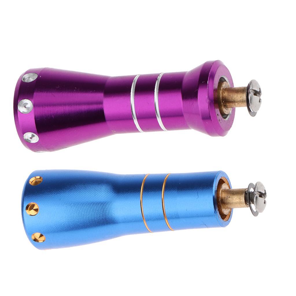 2 Pieces Outdoor Reel Handle Baitcasting Rocker Arm Knob Spinning Holder