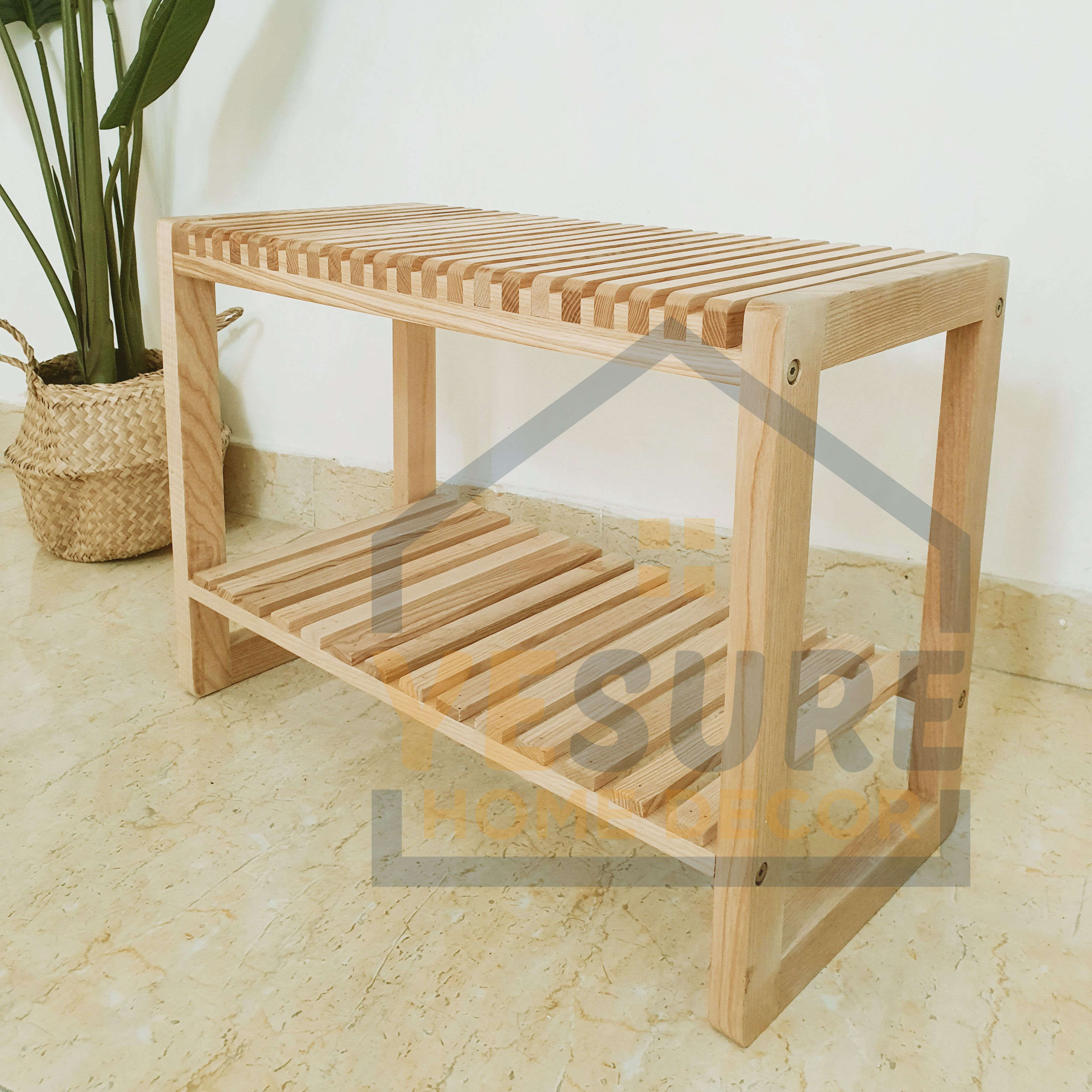 Kệ gỗ Tần Bì  đa năng dùng trang trí phòng ngủ , tab đầu giường , để giầy dép YESURE HOME DECOR - Hàng chính hãng