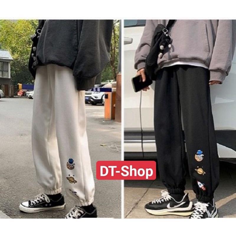 Quần Vũ Trụ ống túm jogger nỉ Unisex bigsize nam nữ mặc nhà đi học chơi du lịch giữ nhiệt mùa đông,chống nắng hè Ulzzang