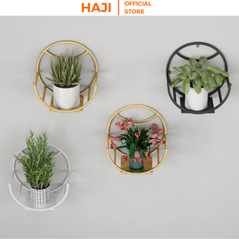 Kệ treo tường bán nguyệt dán tường được xem là đồ nội thất decor nhà cửa xinh xắn thương hiệu HAJI NA16