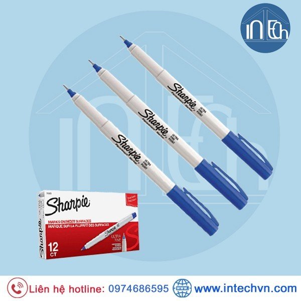 Bút Lông Dầu Sharpie Ultra Fine 0.5mm (Bút vẽ trên mọi chất liệu)