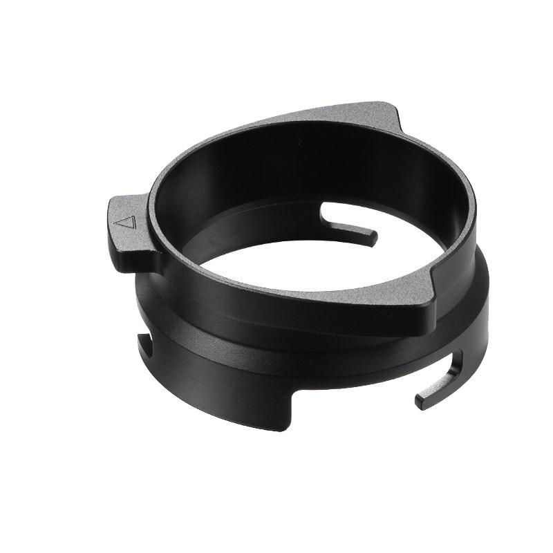 54mm Espresso Dosing Funnel Coffee Dosing Ring Rotatable Loop for Breville 8 Series Coffee Machines(Black)