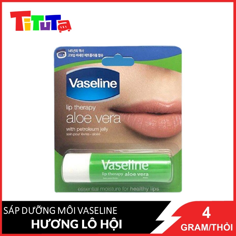 Sáp dưỡng môi Vaseline Lô Hội 4.8g