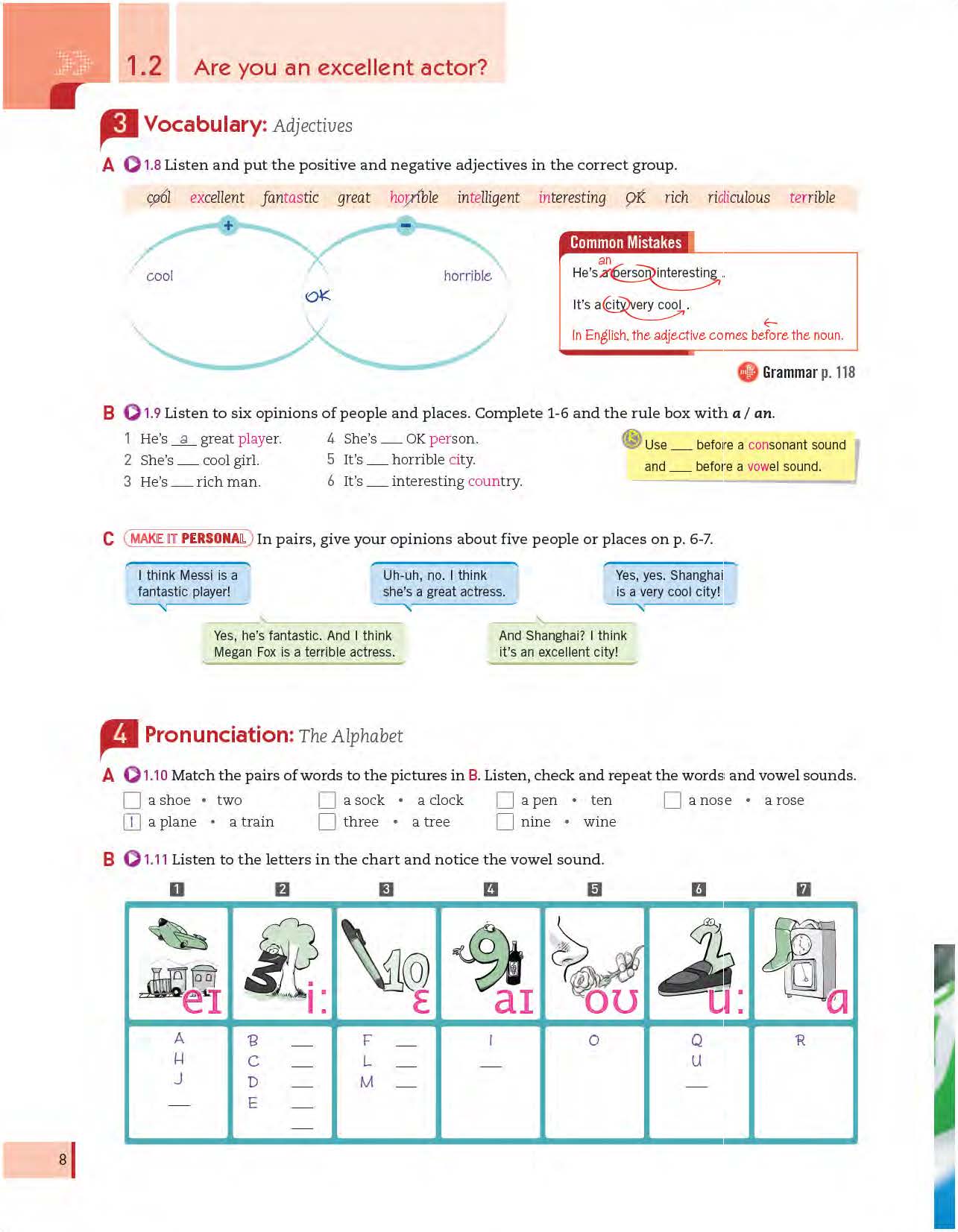 English ID 1A Student's Book