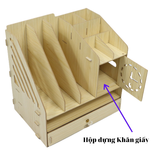 Khay Đựng Tài Liệu Bằng Gỗ King Star KS04