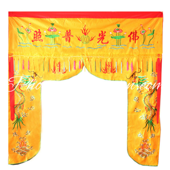 Rèm treo Phật giáo trang trí hai tà(dài 1m2,1m5)