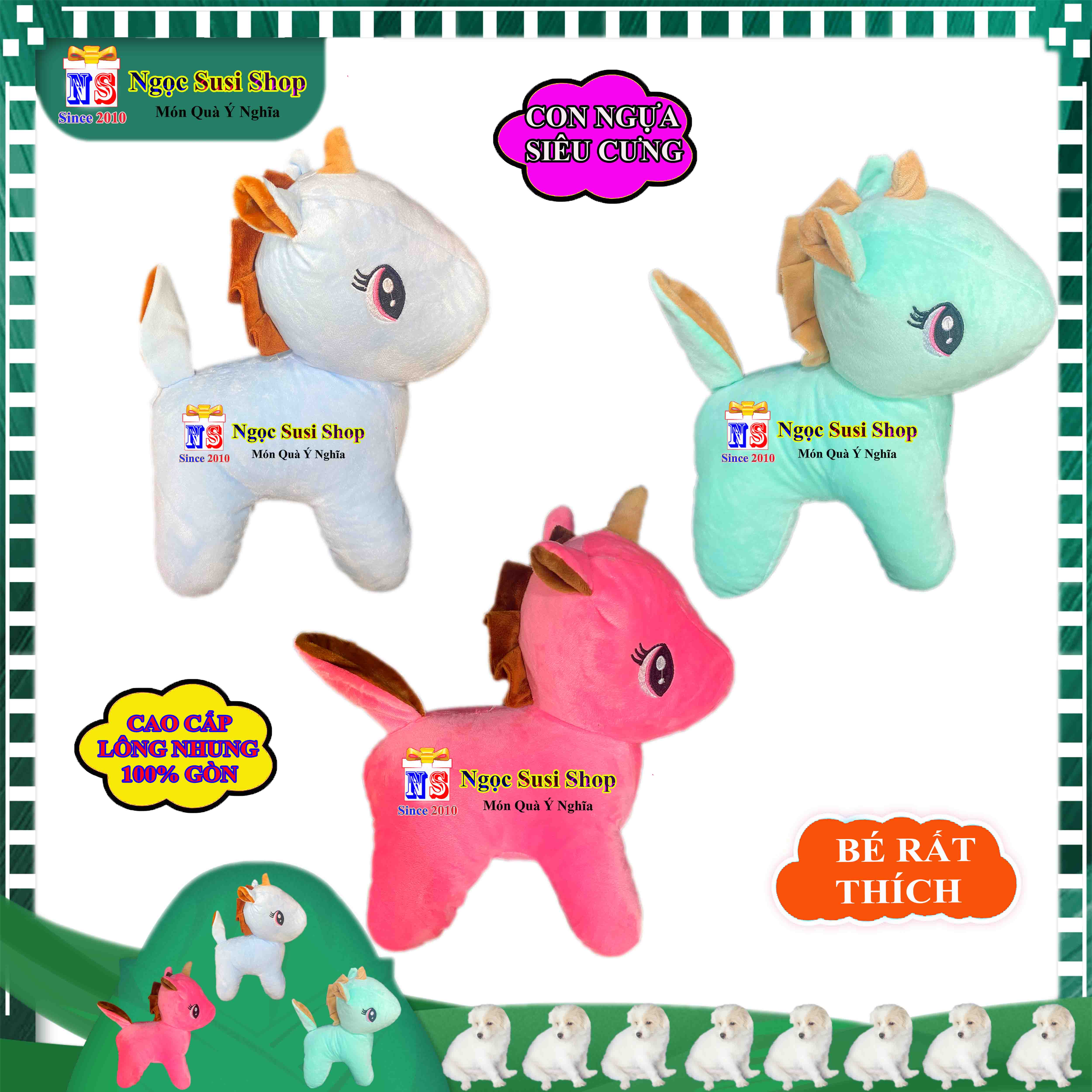 GỐI ÔM THÚ BÔNG CON NGỰA PONY SIZE 35CM SIÊU ĐẸP NHƯ ẢNH CHO BÉ - GẤU BÔNG HÌNH CON NGỰA HÀNG CHUẨN - GIAO NGẪU NHIÊN MÀU