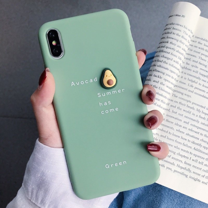 Ốp Lưng iPhone Trái Cây Tí Hon Trơn Dễ Thương Dành Cho iPhone 6 / 6 Plus / 7 / 7 Plus / 8 / 8 Plus / X / Xs / Xs Max / 11 / 11 Pro / 11 Pro Max / 12 / 12 Pro / 12 Pro Max