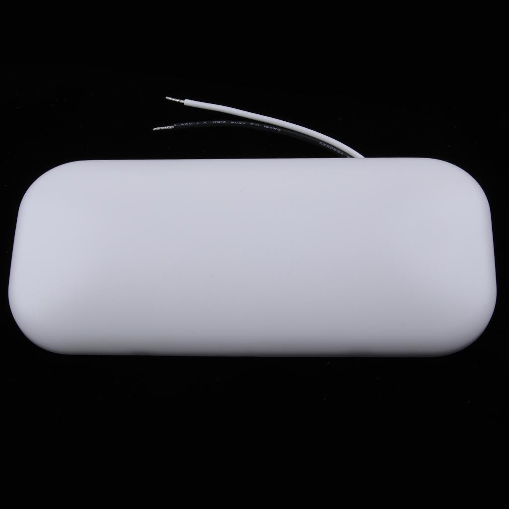 8" RV Marine Yacht Interior Ceiling Dome LED Light 12V 8W 500LM 6000K