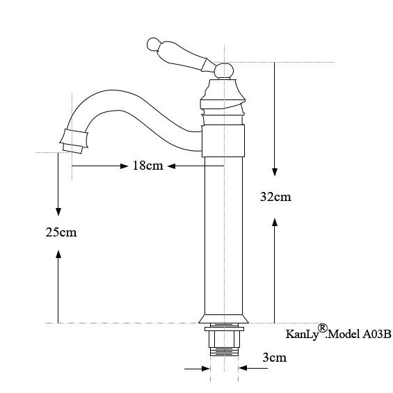 Vòi lavabo cổ điển