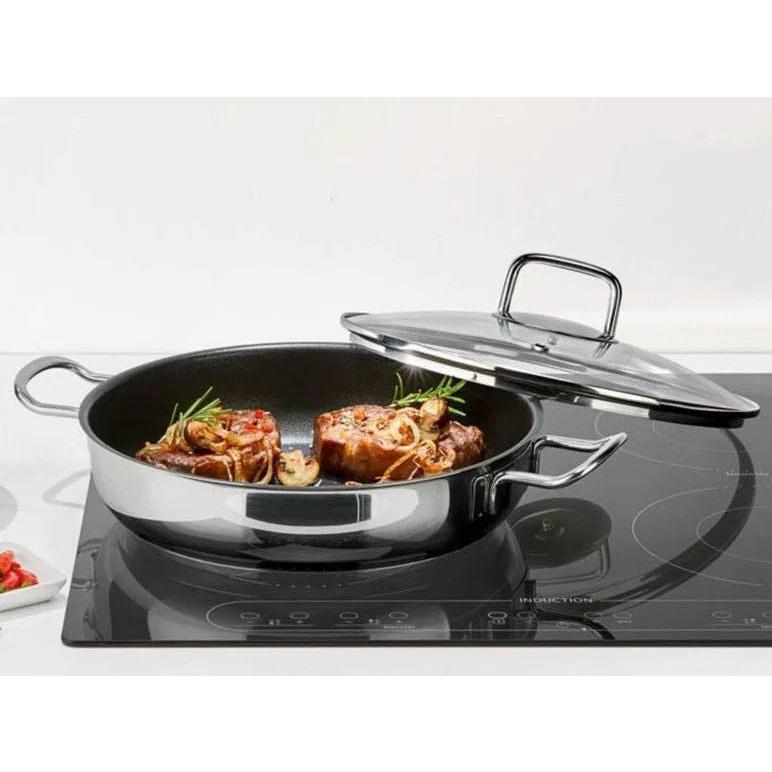 Nồi Chảo Đa Năng ERNESTO, Size 28cm, Chống Dính, Chảo Chiên Rán Tiện Dụng, Dùng Cho Mọi Loại Bếp, Nhập Đức