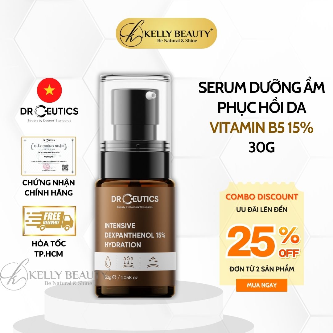 Tinh Chất Phục Hồi Da Drceutics Intensive Dexpanthenol 15 Hydration Kelly Beauty - 30G