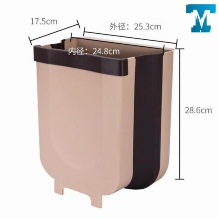 Hộp đựng rác gấp gon thông minh nhựa cao cấp PP