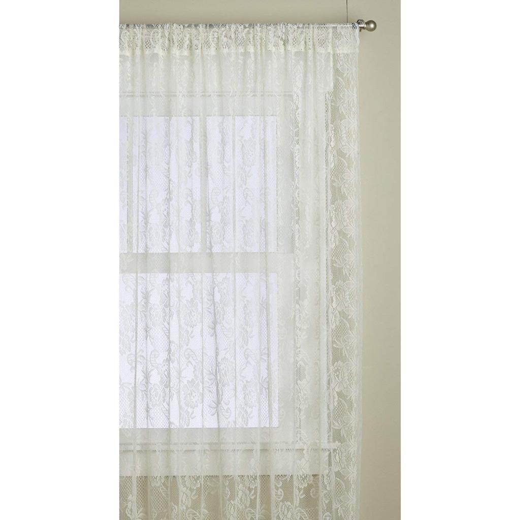 2 Piece Polyester Lace Window Curtain