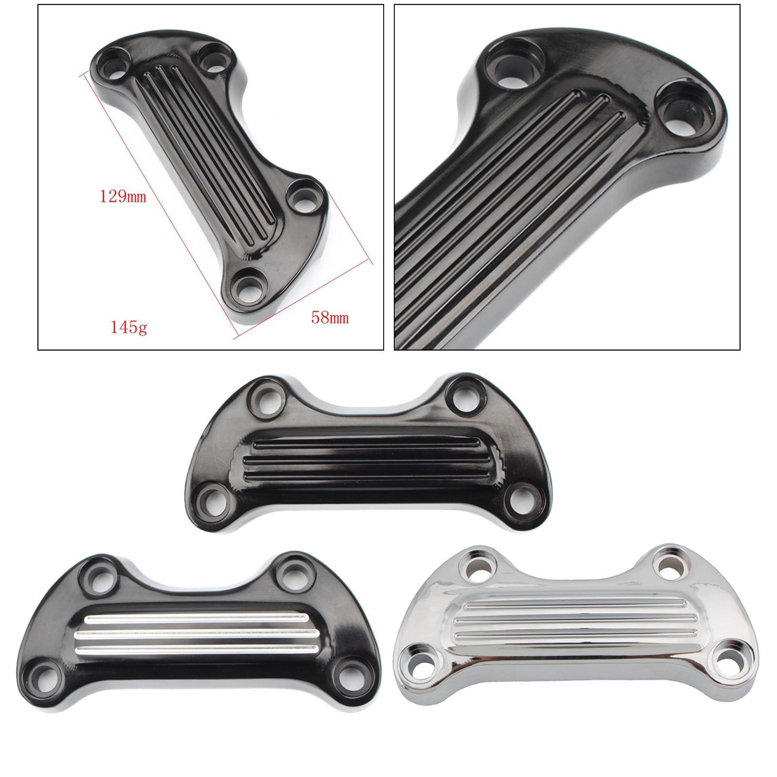 Handlebar Riser  Clamp Bar Cover for  Touring Black