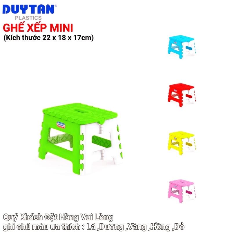 Ghế Mini Xếp Duy Tân Đủ Màu - Ghế Xếp Xanh Dương