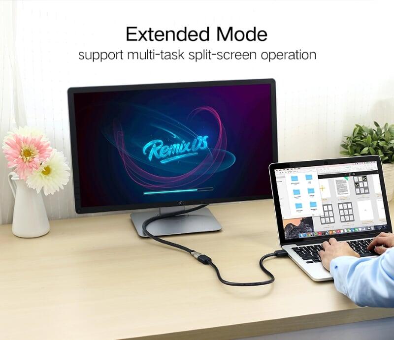 Ugreen 10146 5M màu Đen Cáp tín hiệu HDMI nối dài hỗ trợ 4K x 2K Ugreen HD107 - Hàng Chính Hãng