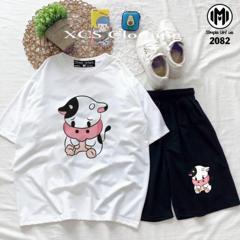 Bộ quần áo nữ , bộ đồ nữ form rộng , bộ đồ nữ thun cotton dày mịn