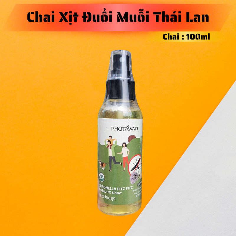 Chai xịt đuổi muỗi thái lan PHUTAWAN Thái Lan 100ml