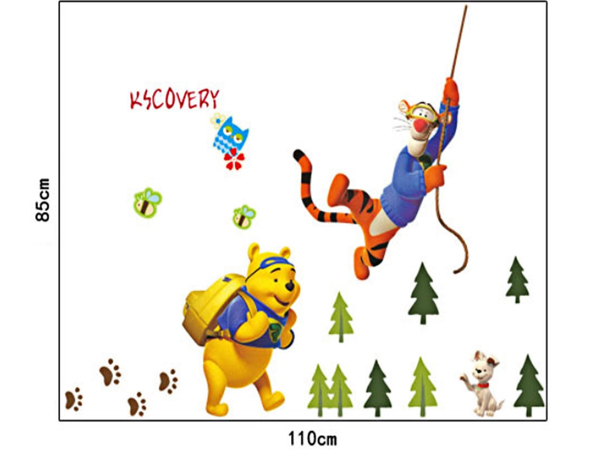 DECAL POOH ĐU DÂY