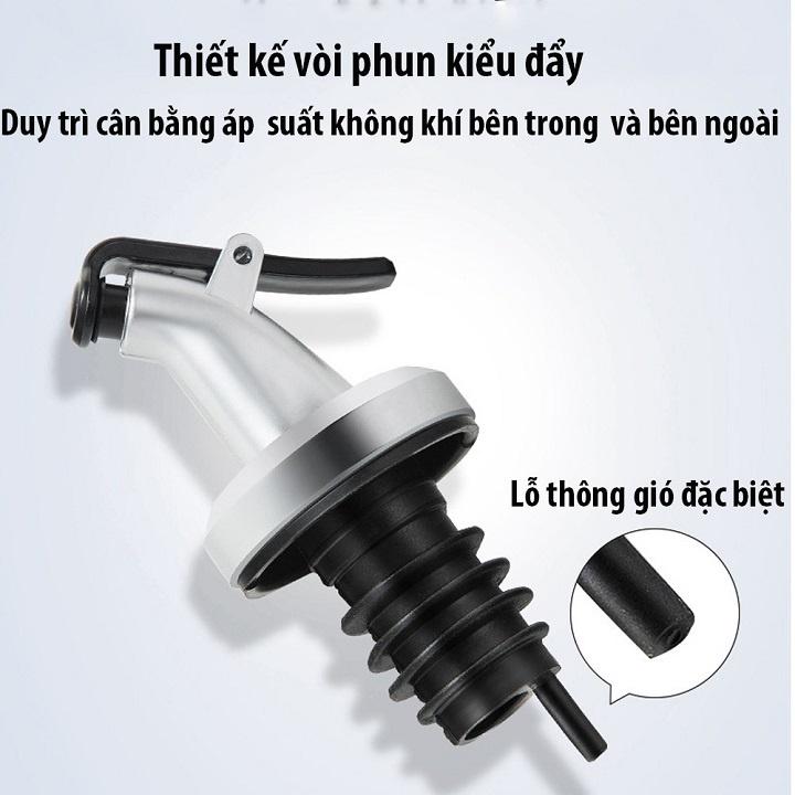 Chai Đựng Dầu Ăn Chai Rót Nước Mắm Gia Vị Trong Bếp Bằng Thủy Tinh Có Vạch Chia Dung Tích 300ml