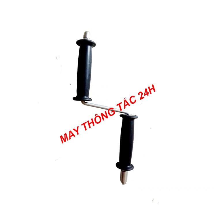 Dây thông tắc cống, đường ống, đường kính 16mm dùng tay quay dài 6m bao gồm 6 đầu thông và 1 tay quay