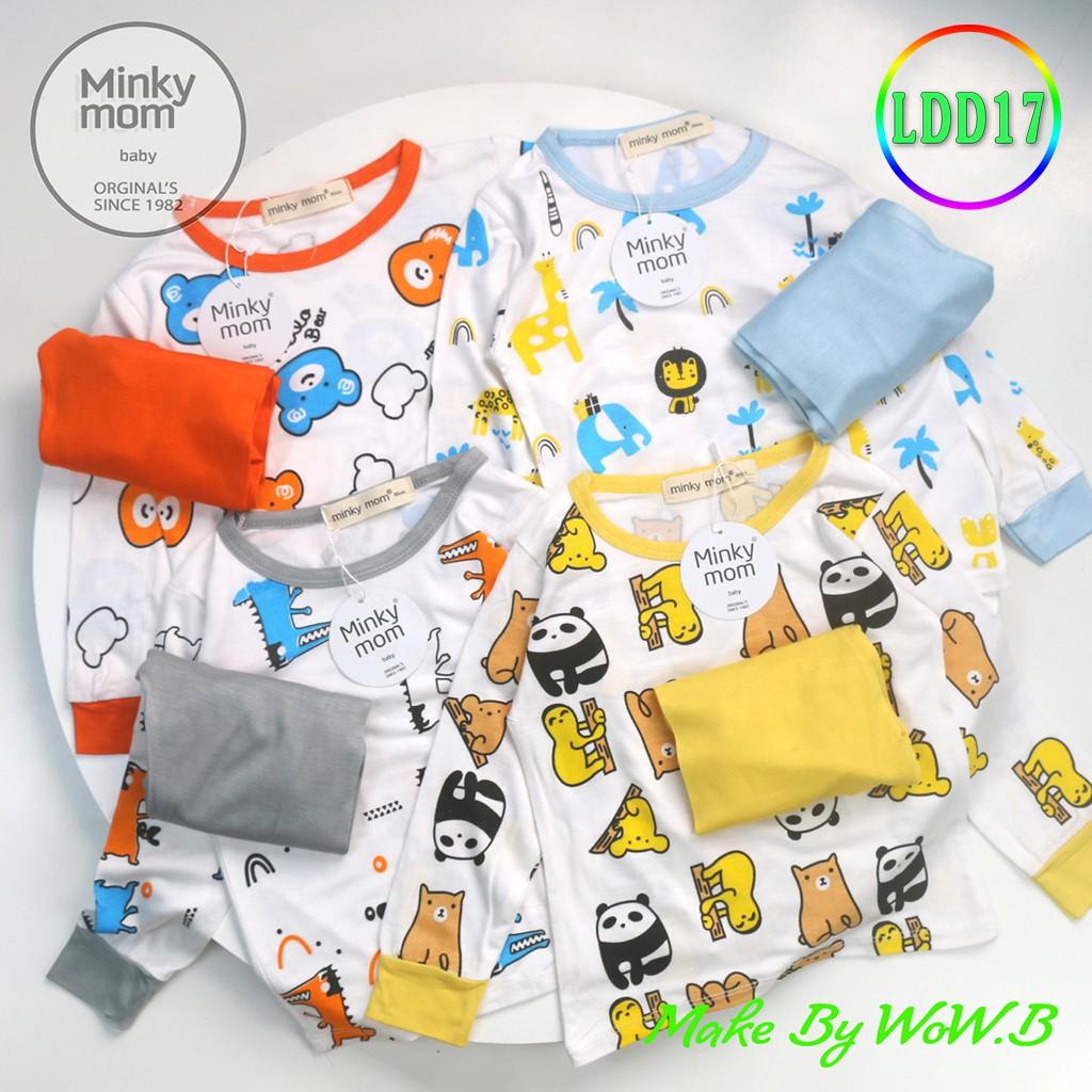 Bộ Dài Tay Cho Bé LDD17 Đồ Bộ Thun Lạnh Cao Cấp Mềm Mịn Thoáng Mát Dễ Chịu, Thoải Mái Cho Bé