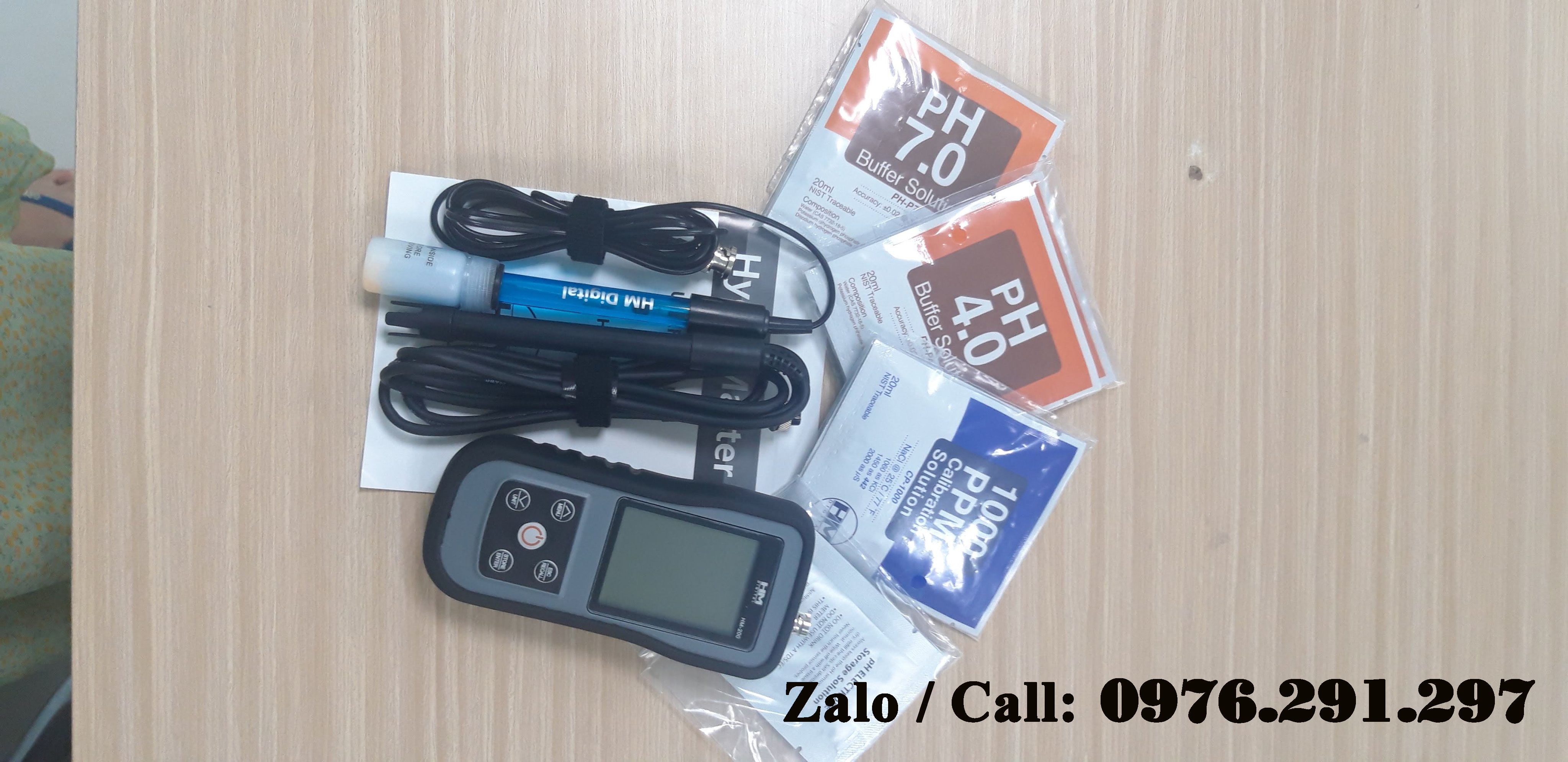 Máy đo đa chỉ tiêu PH, EC, TDS và nhiệt độ nước - HMDigital Mỹ