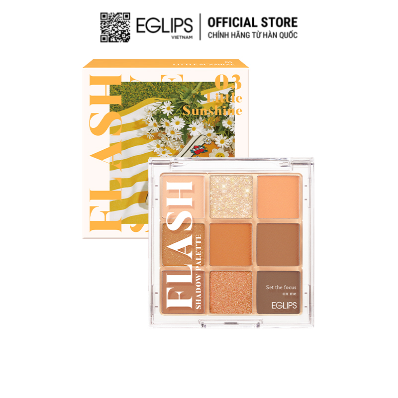 Bảng phấn mắt Eglips Flash Shadow Palette 8,1g – #03: Little Sunshine