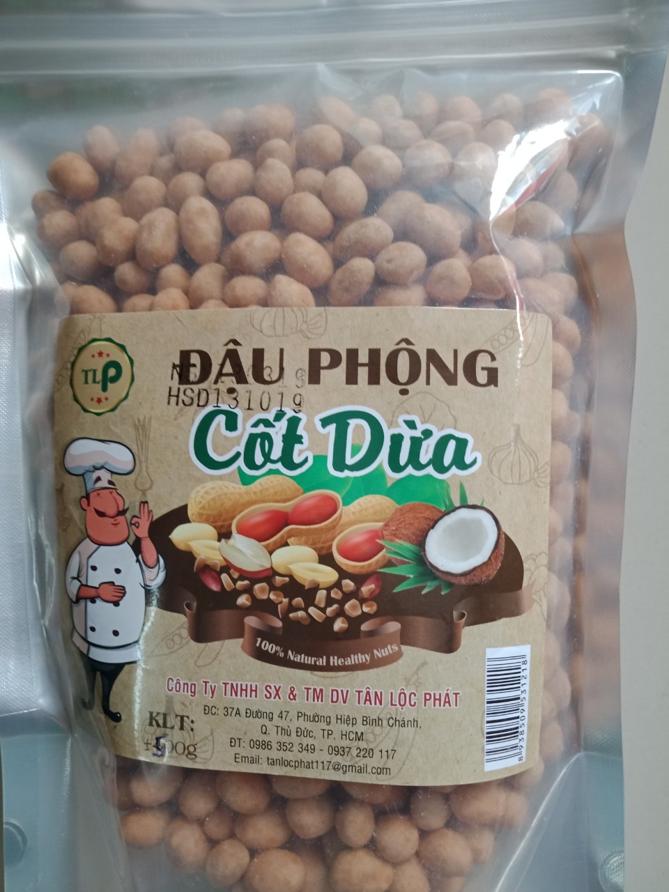 Đậu phộng Tân Lộc Phát cốt dừa 500g