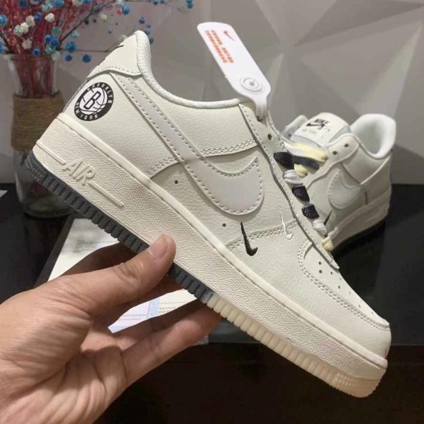 Hàng chất lượng Giày_Air Force1, Giày _AF1 Trắng Chữ B Bản Trung Full Box Bill Đủ Size Nam Nữ