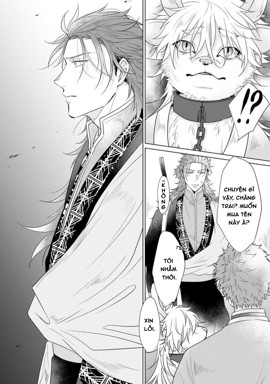 gặp gỡ em, thú nhân màu chàm trắng chapter 5 9