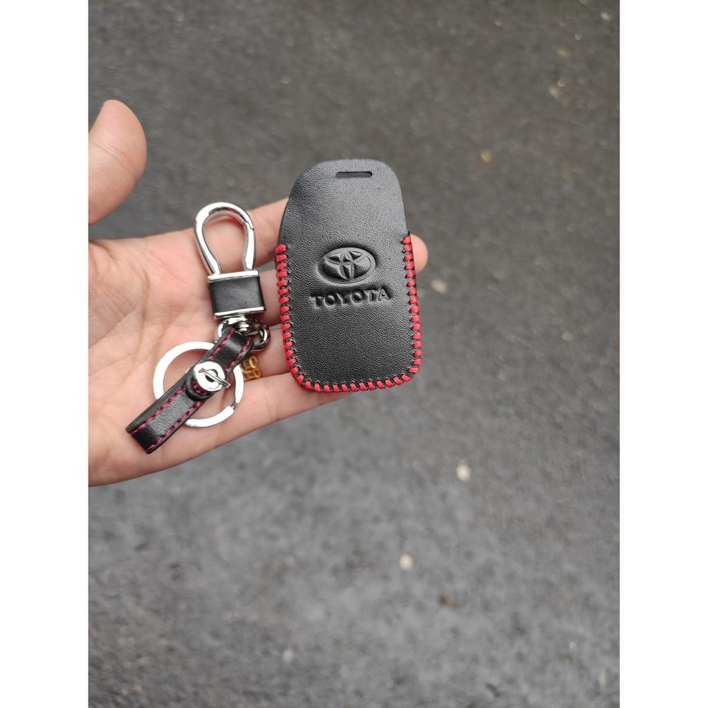 Bao da chìa khóa R002 dành cho xe KIA K3, Cerato, Sorento- chìa thông minh có kèm móc treo