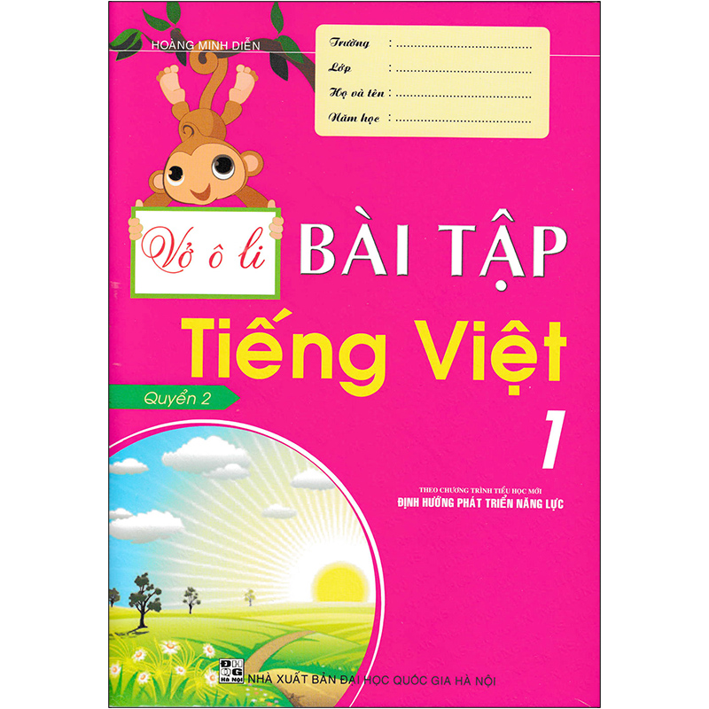 Vở Ô Li Bài Tập Tiếng Việt 1 - Quyển 2