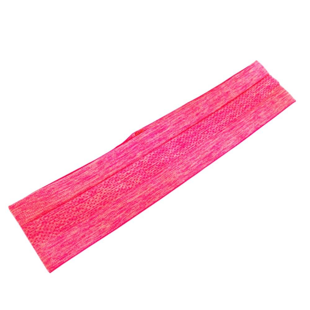 Men Women Sport Headband Head Sweat Band Run Football Tennis Headscarf Silicone Anti-slip Elastic Sweatband HairBand