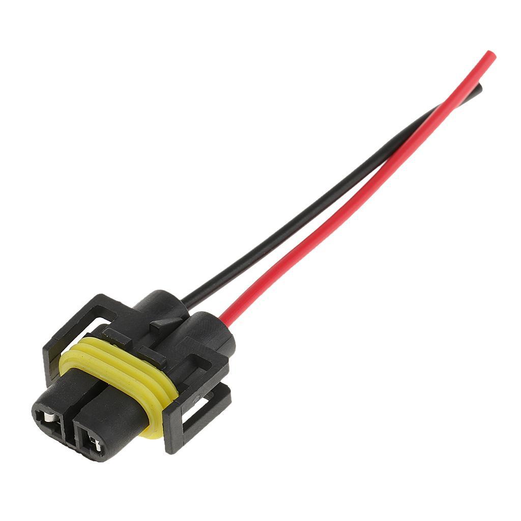 10 Pieces Adapter Wiring Harness Sockets Wire For Headlight Fog Light
